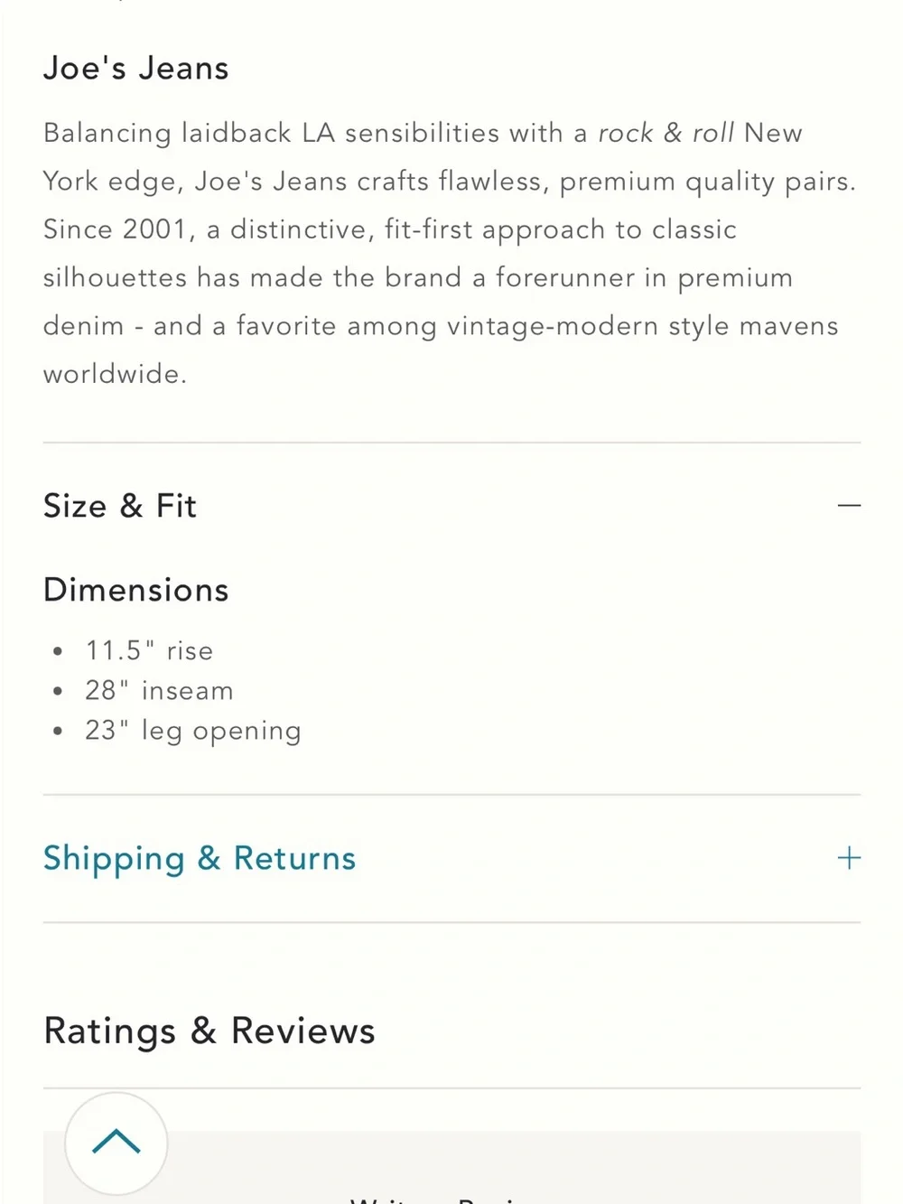 ✨Joe’s Jeans✨